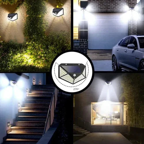 Luz Solar LED para Exteriores con Sensor de Movimiento